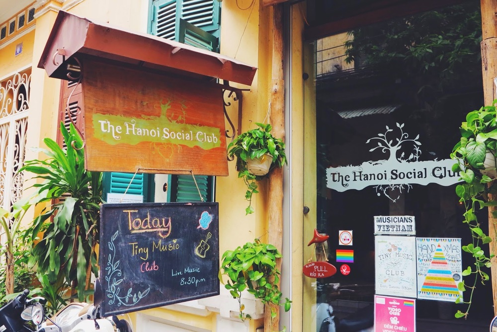 Quán cafe yên tĩnh để học bài ở Hà Nội Social Club