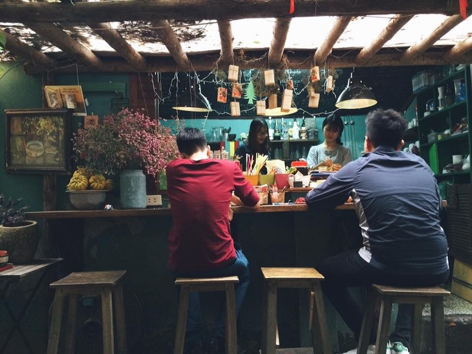 Quán cafe không gian đẹp ở Hà Nội Cafe Nhà 41