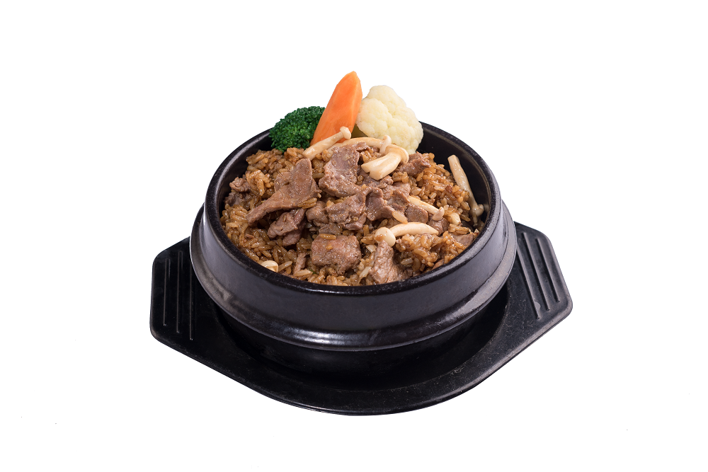 cơm bò thố đá