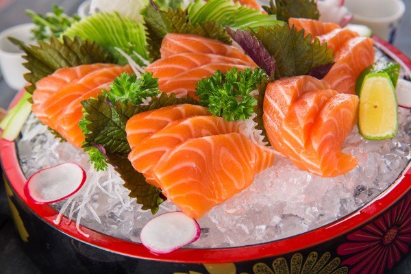 Gỏi Cá hồi sashimi (xuất lớn)