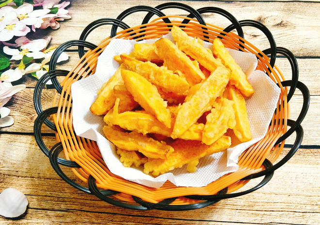 Khoai lang Nhật chiên