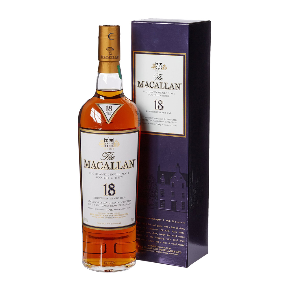Macallan Sherry Oak 18 Yo