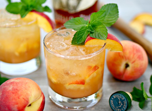 Bourbon Peach Smash