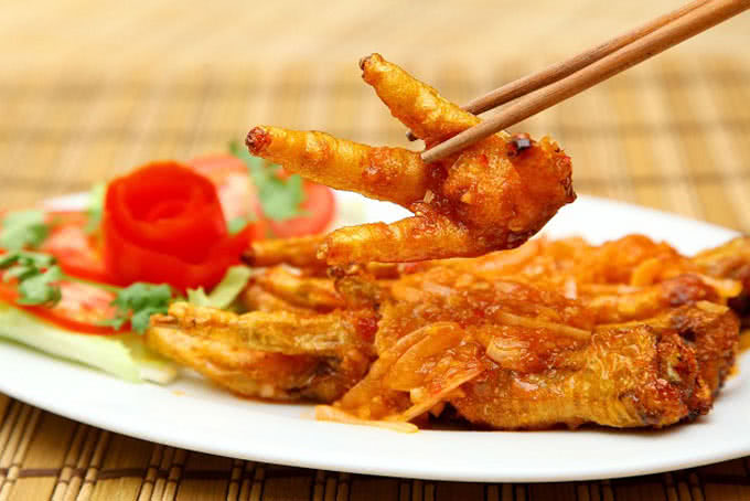 Chân Gà Chiên mắm (Món nhẹ)