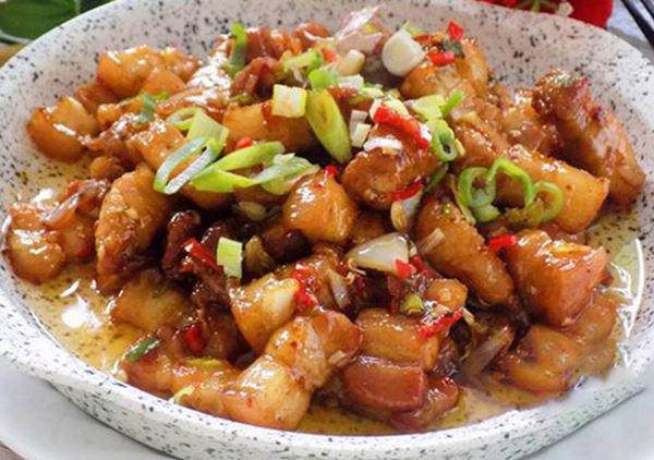 Ba chỉ rang cháy cạnh