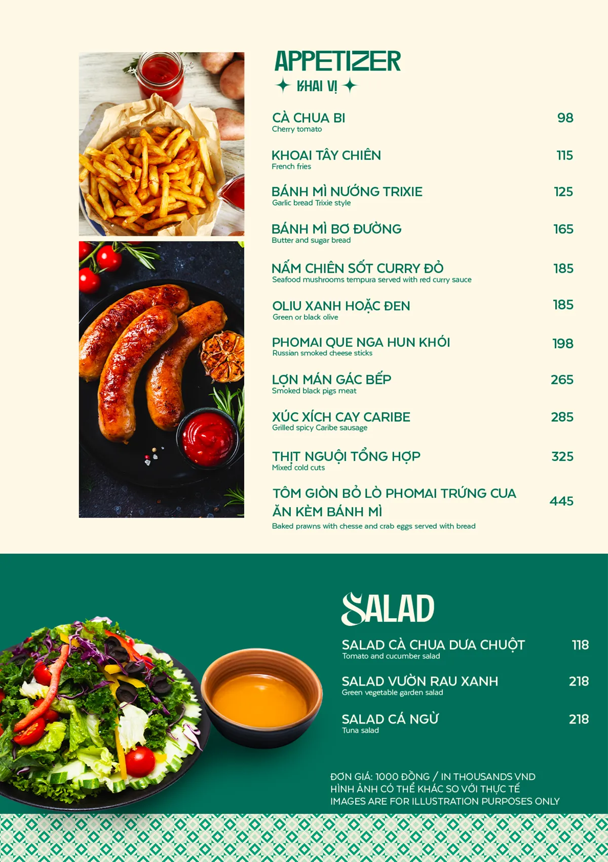 Menu trang 12