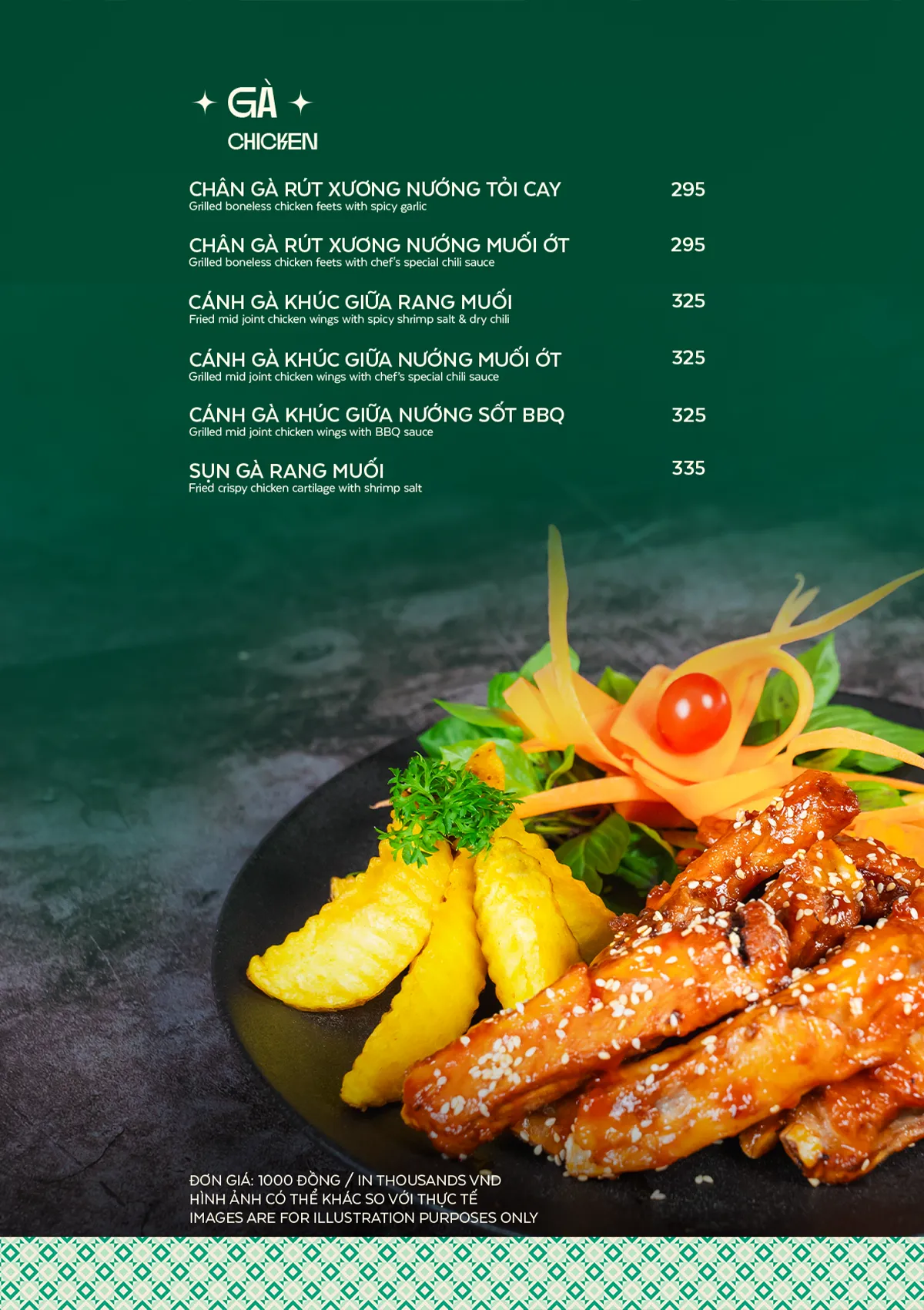 Menu trang 14