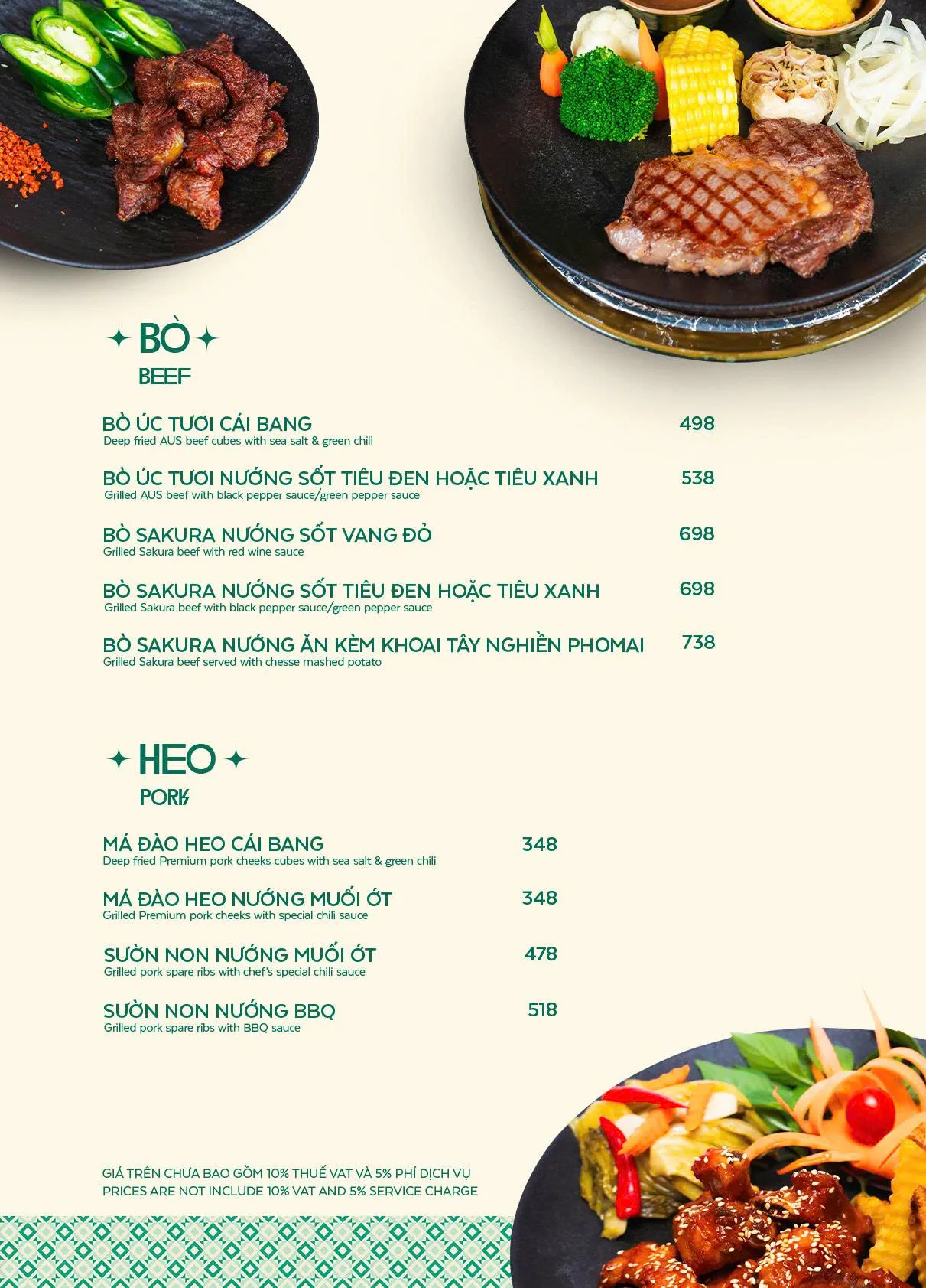 Menu trang 14