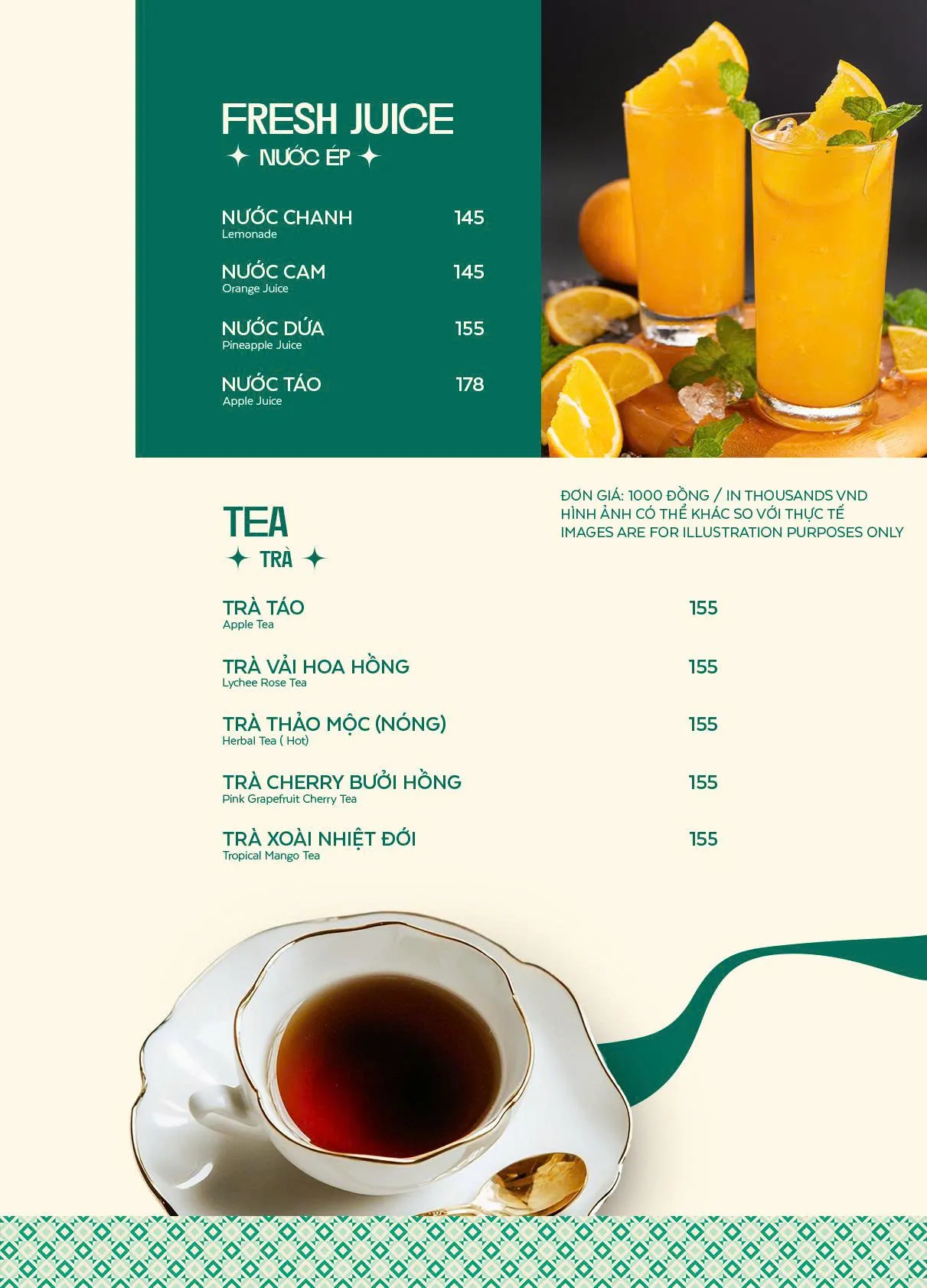 Menu trang 3