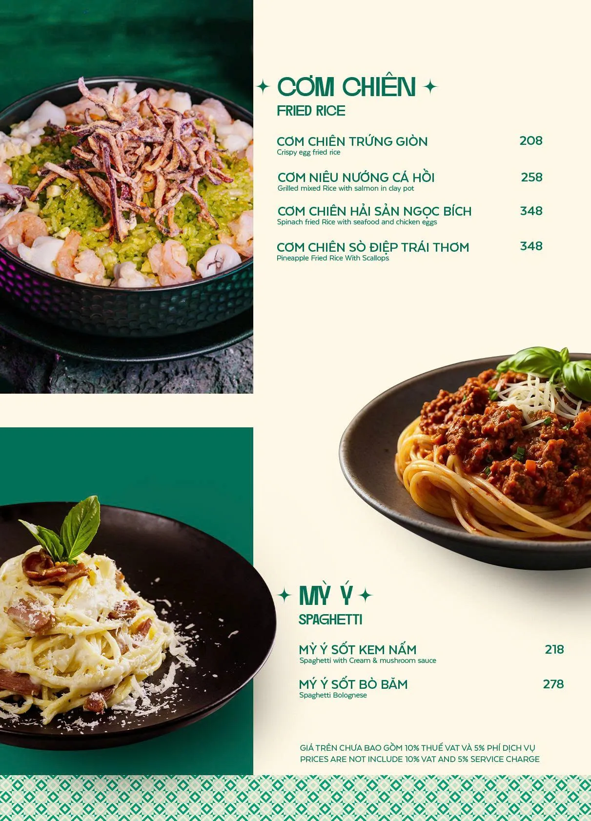 Menu trang 16