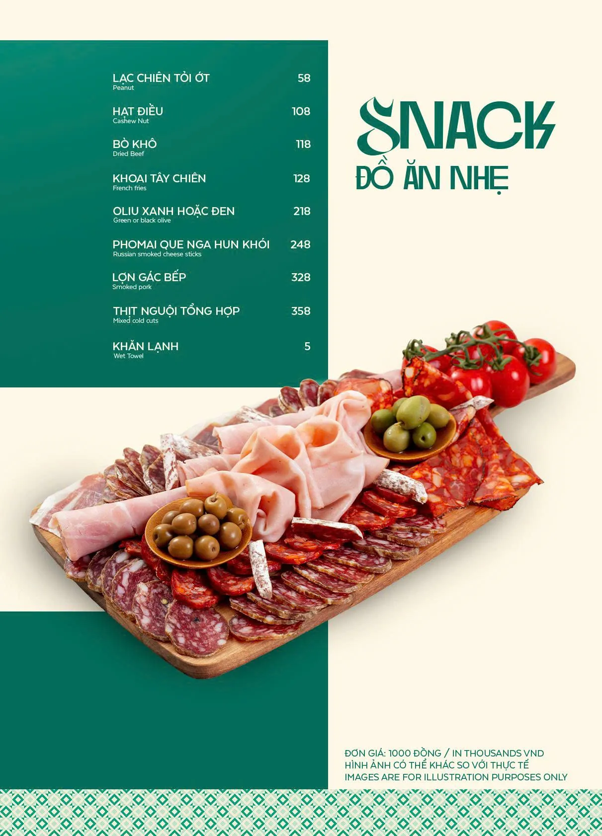 Menu trang 10